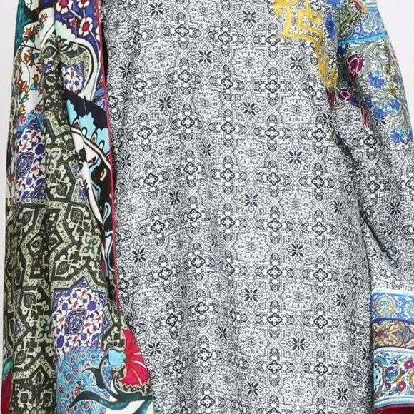 Almirah Junaid Jamshed Pakistani Shalwar Maxi-Style Kameez Viscose Cambric XS/36 - Picture 3 of 14